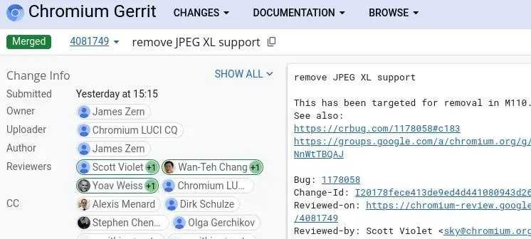 谷歌 Chrome / Chromium 浏览器已取消