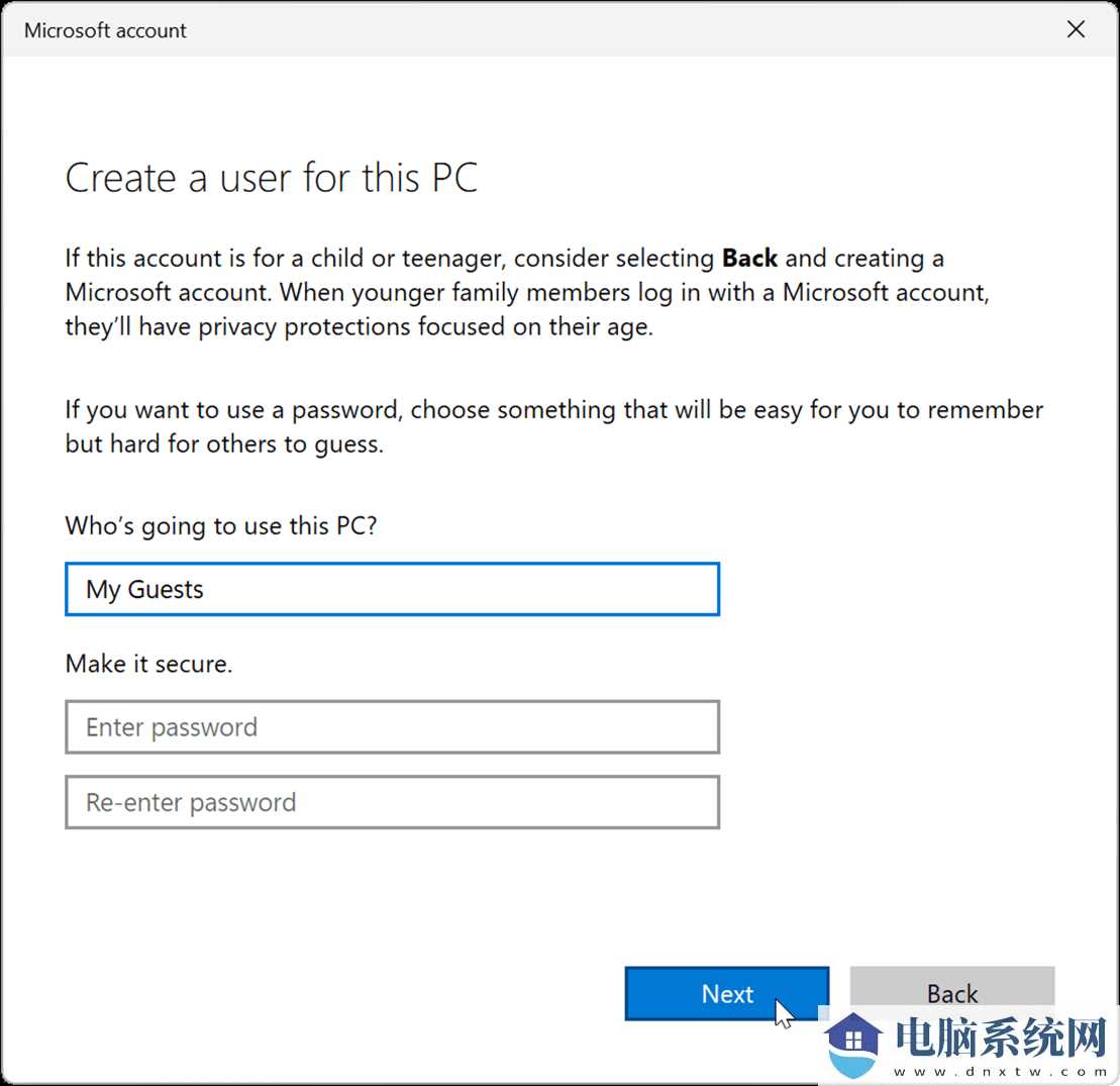 win11如何开启访客模式？Win11创建访客账户教程