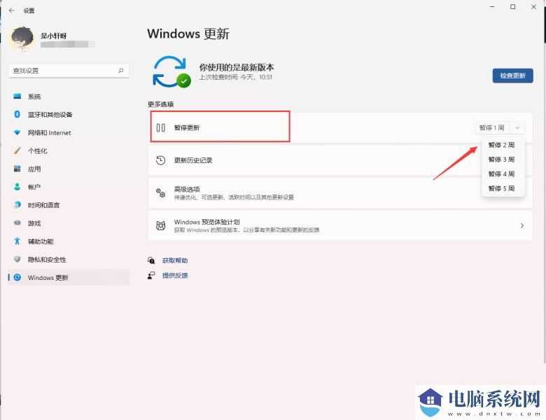 Win11关闭系统更新提示的两个方法