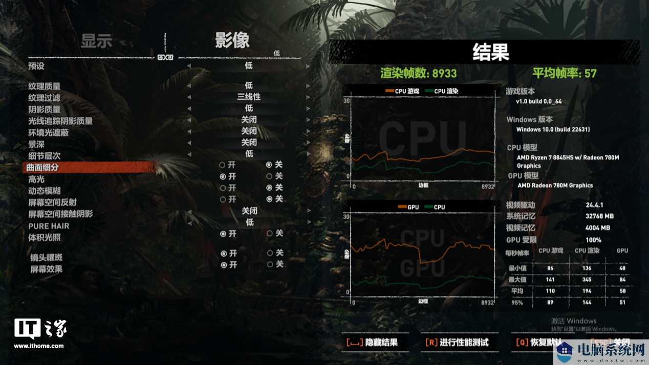 古墓丽影：暗影 1080p 低画质