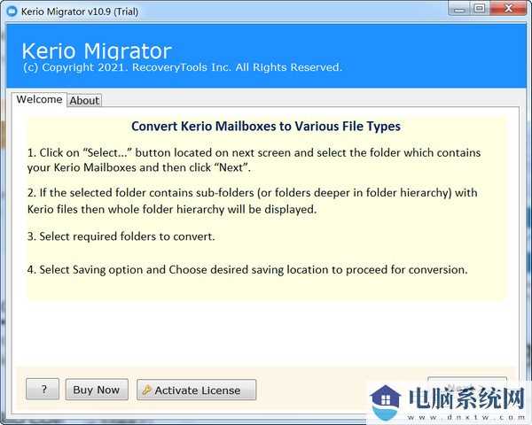 RecoveryTools Kerio Migrator