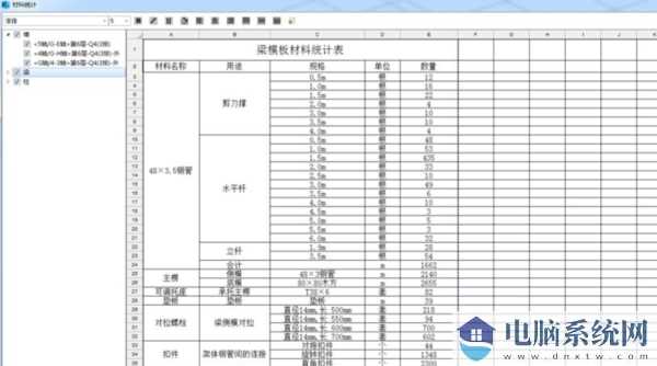 广联达BIM模板脚手架设计