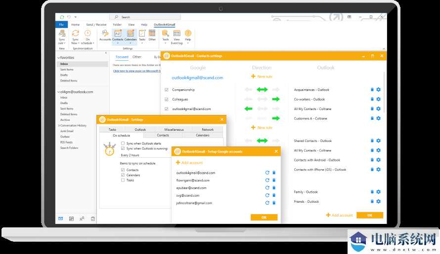 Outlook4Gmail邮件同步软件