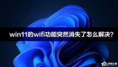 win11的wifi功能突然消失了怎么处理？win11的wifi功能突然消失的处理办法