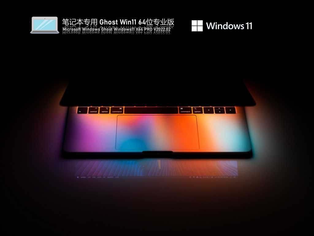 笔记本专用 Ghost Win11 64位 免硬件检测版 V2022年2月