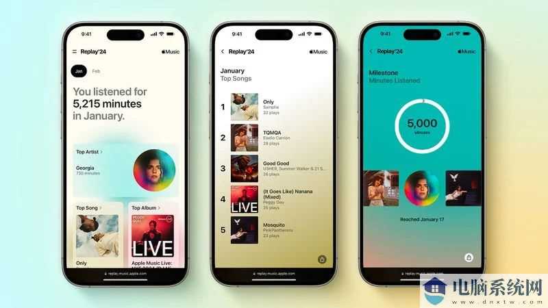苹果推出 Apple Music“音乐记忆”月榜：来查看你的收听历史吧！