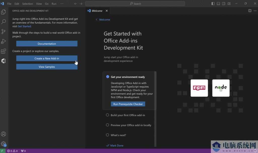 微软 Visual Studio Code 推出 Office 加载项开发工具预览版