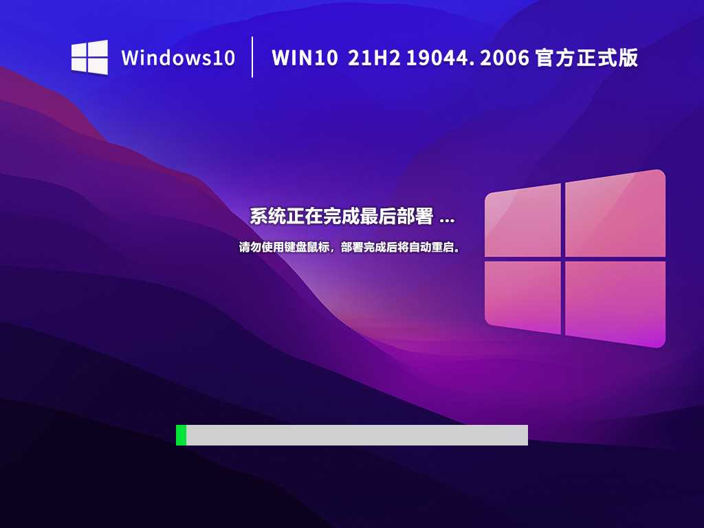 Win10 21H2 19044.2006 官方正式版 (KB5017308) V2022