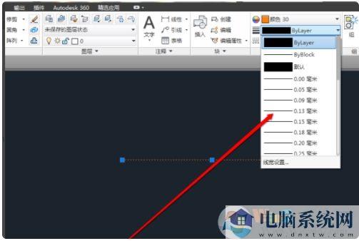 CAD怎么设置显示线宽？cad显示线宽方法