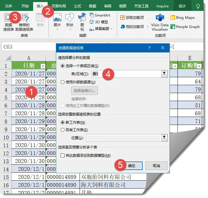 Excel数据透视表怎么做 Excel制作数据透视表的方法截图