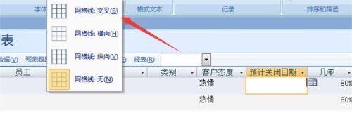 Access怎么添加网格线？Access添加网格线的操作方法截图