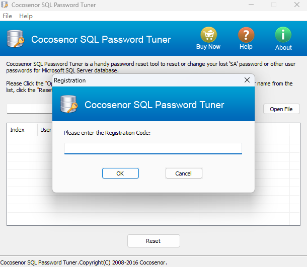 Cocosenor SQL Password Tuner