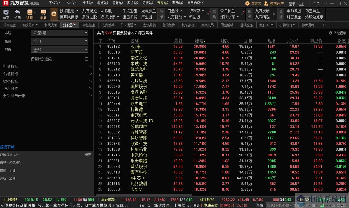 九方智投擒龙版